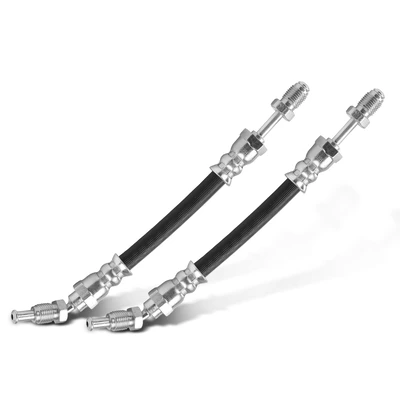 2 Pcs Front Outer Brake Hydraulic Hose