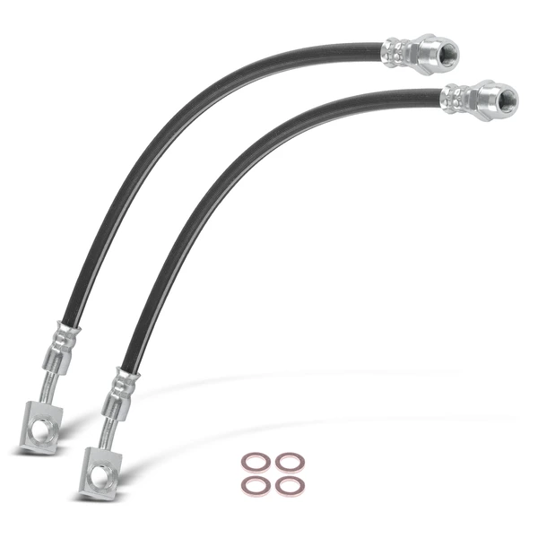 2 Pcs Rear Brake Hydraulic Hose for Mercedes-Benz C300 C400 E300 E43 AMG GLC63 AMG