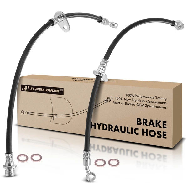 2 Pcs Front Brake Hydraulic Hose for Acura RLX 2014-2020 3.5L