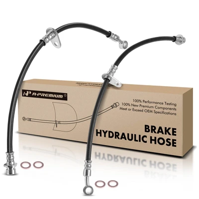 2 Pcs Front Brake Hydraulic Hose
