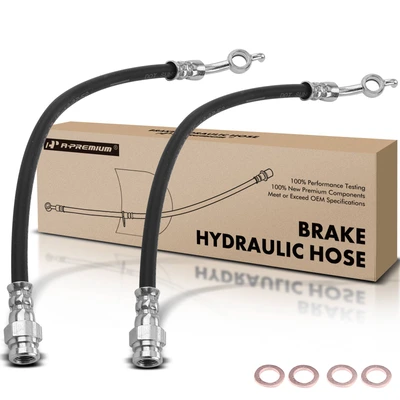 2 Pcs Rear Brake Hydraulic Hose