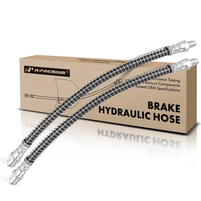 2 Pcs Rear Brake Hydraulic Hose