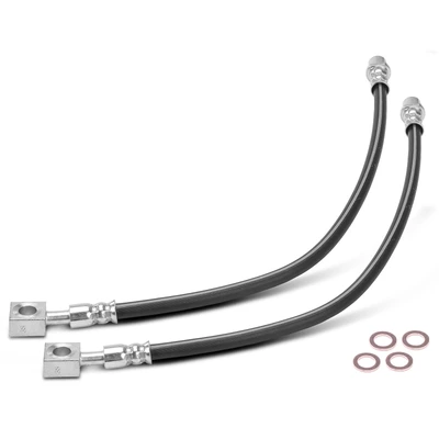 2 Pcs Rear Brake Hydraulic Hose
