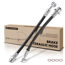 2 Pcs Rear Outer Brake Hydraulic Hose for 2010-2013 Acura ZDX