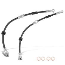 2 Pcs Rear Brake Hydraulic Hose