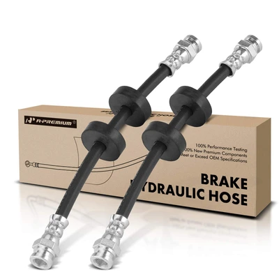 2 Pcs Rear Brake Hydraulic Hose