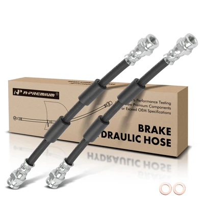 2 Pcs Rear Inner Brake Hydraulic Hose