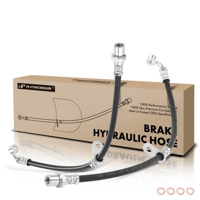 2 Pcs Rear Brake Hydraulic Hose