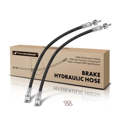 2 Pcs Front Brake Hydraulic Hose