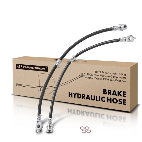 2 Pcs Front Brake Hydraulic Hose for Lexus RX350 2015-2021 RX450h V6 3.5L