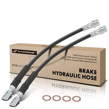 2 Pcs Rear Brake Hydraulic Hose for 2015-2018 Volkswagen Golf