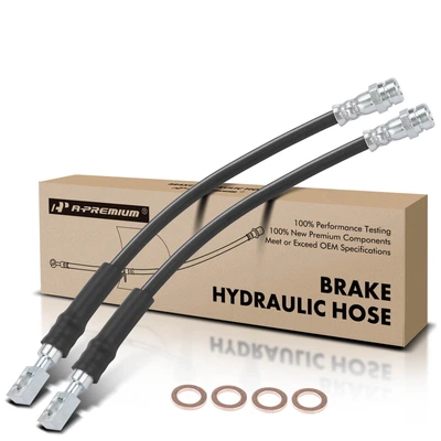 2 Pcs Rear Brake Hydraulic Hose