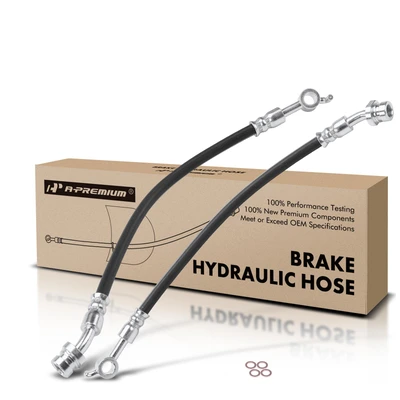 2 Pcs Rear Brake Hydraulic Hose
