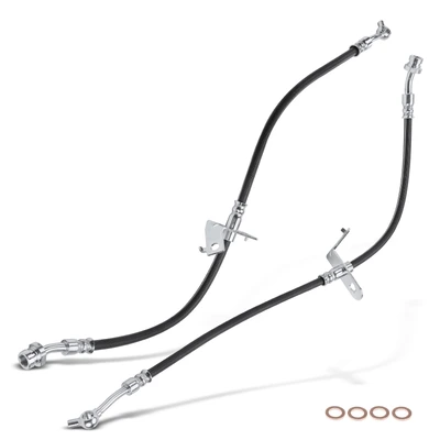 2 Pcs Front Brake Hydraulic Hose