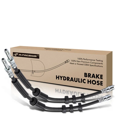 2 Pcs Rear Brake Hydraulic Hose