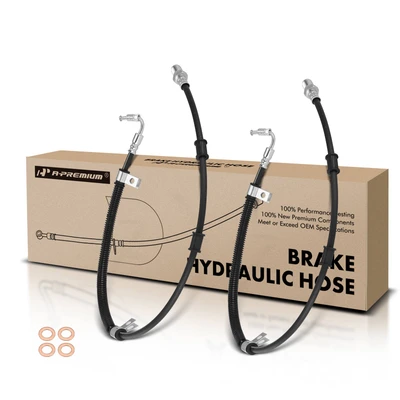 2 Pcs Front Brake Hydraulic Hose