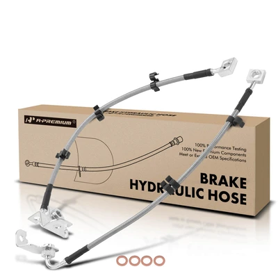 2 Pcs Front Brake Hydraulic Hose