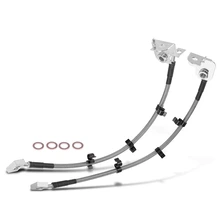 2 Pcs Front Brake Hydraulic Hose for 2006-2008 Jaguar S-Type