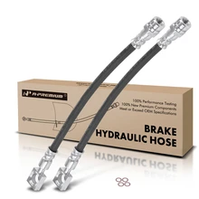 2 Pcs Rear Brake Hydraulic Hose
