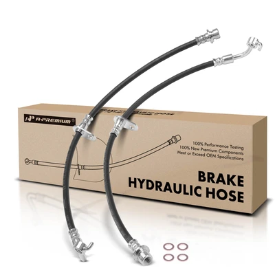 2 Pcs Rear Brake Hydraulic Hose