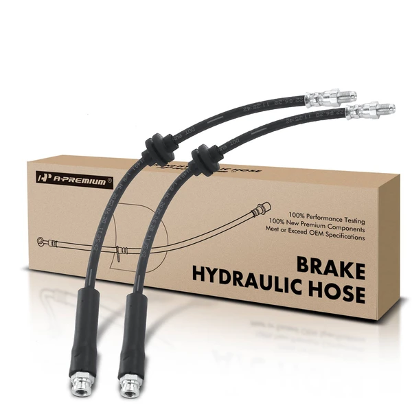 2 Pcs Brake Hydraulic Hose for Fiat 500X 2016-2021 Compass 2017-2018 Renegade