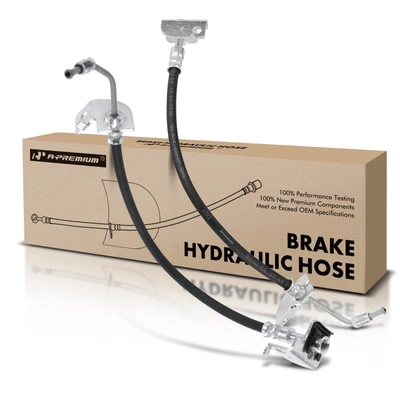 2 Pcs Rear Brake Hydraulic Hose