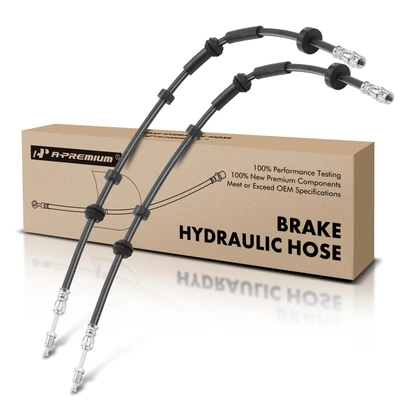 2 Pcs Front Brake Hydraulic Hose