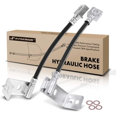 2 Pcs Rear Brake Hydraulic Hose