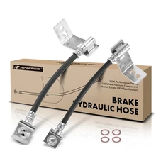 2 Pcs Rear Brake Hydraulic Hose for 2017-2019 Ford F-350 Super Duty