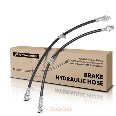 2 Pcs Front Brake Hydraulic Hose