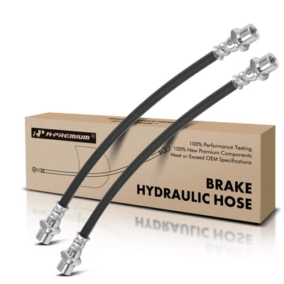 2 Pcs Front Brake Hydraulic Hose