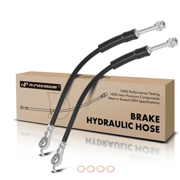 2 Pcs Rear Brake Hydraulic Hose for Mazda 3 2017-2018 6 2016-2019 2.5L