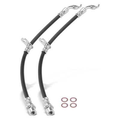2 Pcs Rear Brake Hydraulic Hose