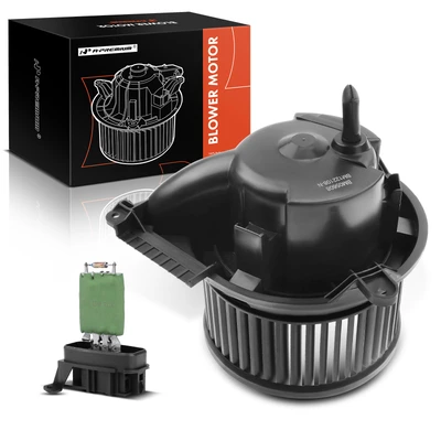 2 Pcs Front HVAC Blower Motor & Resistor Kit