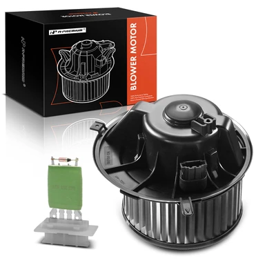 2 Pcs Front HVAC Blower Motor & Resistor Kit