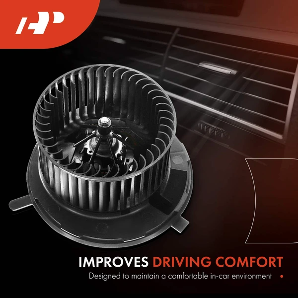 2 Pcs Front HVAC Blower Motor & Resistor Kit for Volkswagen Jetta 09-14 CC Passat GTI Eos