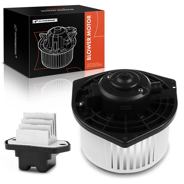 2 Pcs Front HVAC Blower Motor & Resistor Kit for Honda Accord 2003-2007 Acura TL 2004-2008