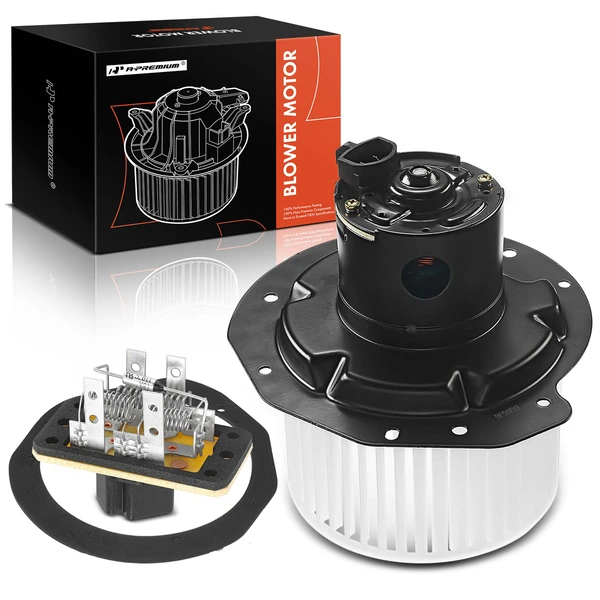 2 Pcs Front HVAC Blower Motor & Resistor Kit for 1997-1999 Ford F-250