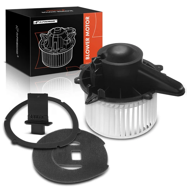 2 Pcs Front HVAC Blower Motor & Resistor Kit for Ford F-150 Heritage 2004 XL XLT