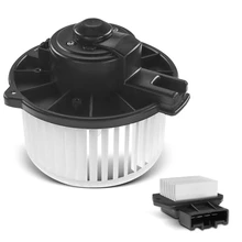 2 Pcs Front HVAC Blower Motor & Resistor Kit