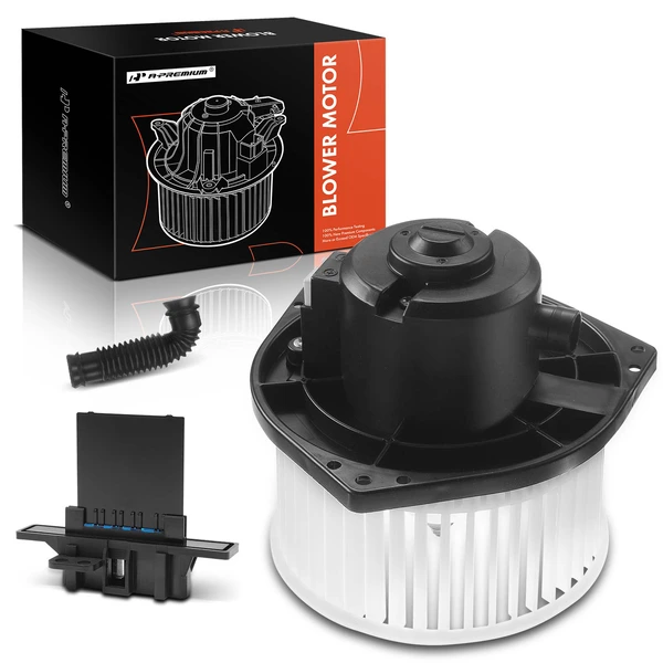 2 Pcs Front HVAC Blower Motor & Resistor Kit for Nissan Maxima 95-99 Pathfinder 96-04