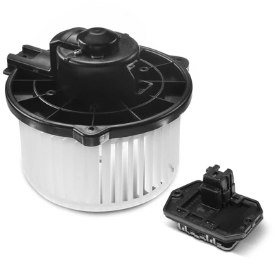 2 Pcs Front HVAC Blower Motor & Resistor Kit