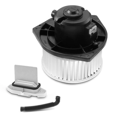 2 Pcs Front HVAC Blower Motor & Resistor Kit