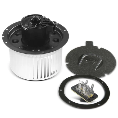 2 Pcs Front HVAC Blower Motor & Resistor Kit
