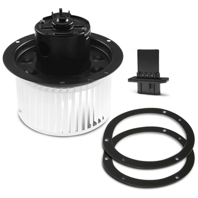 2 Pcs Rear HVAC Blower Motor & Resistor Kit