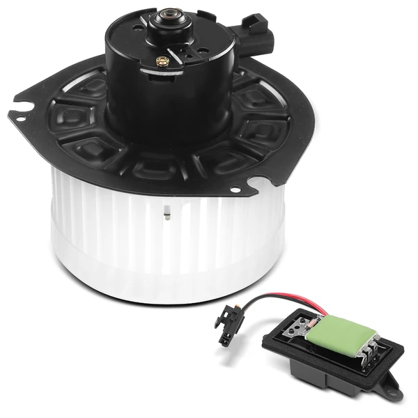 2 Pcs Rear HVAC Blower Motor & Resistor Kit for 2000-2006 GMC Yukon XL 2500