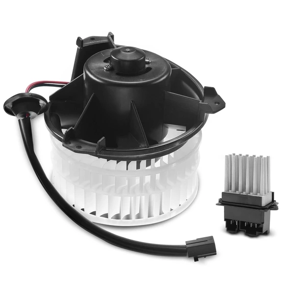 2 Pcs Front HVAC Blower Motor & Resistor Kit for Chrysler Pacifica 05-08 Dodge Caravan