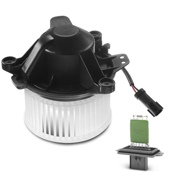 2 Pcs Front HVAC Blower Motor & Resistor Kit for Dodge Dakota 2001-2004 Durango