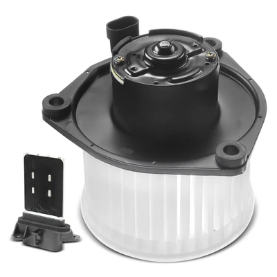 2 Pcs Front HVAC Blower Motor & Resistor Kit