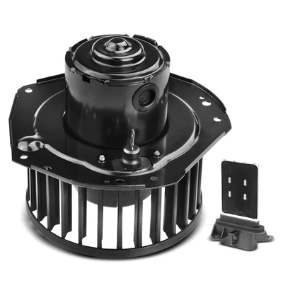 2 Pcs Front HVAC Blower Motor & Resistor Kit